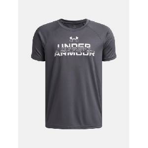 Under Armour UA Tech Split Wordmark SS Тениска за момчета Under Armour | Siv | Момчешки | 128/134