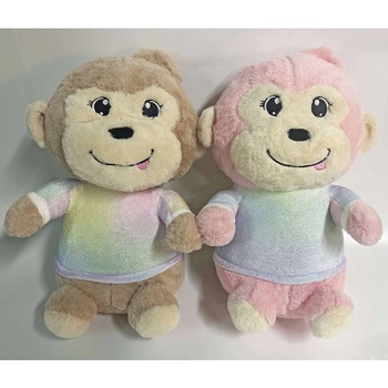 Image 1 of Armtoys ПЛЮШЕНА МАЙМУНА С БЛУЗКА 30 СМ 2 ЦВЯТА