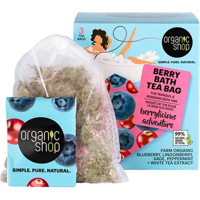 Organic Shop Bobulové dobrodružství Bath Tea Bag 3 x 50 g