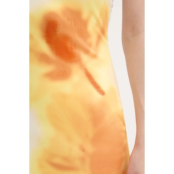 Desigual Рокля Desigual AMBERES в бяло дълга с кройка по тялото 25SWVK49 (25SWVK49)