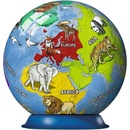 Ravensburger 3D puzzleball globus se zvířaty anglický 72 ks