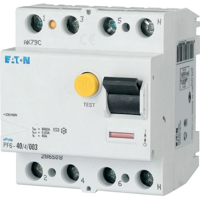 Eaton PF6-40/4/03-A 40A 300mA A 112935