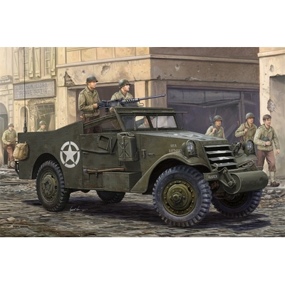 Hobby Boss U.S. M3A1 Scout Car Late Production 82452 bílá 1:35