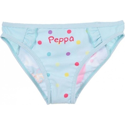 SunCity · Dívčí plavkové kalhotky spodní díl plavek Prasátko Peppa Peppa Pig Tyrkysová