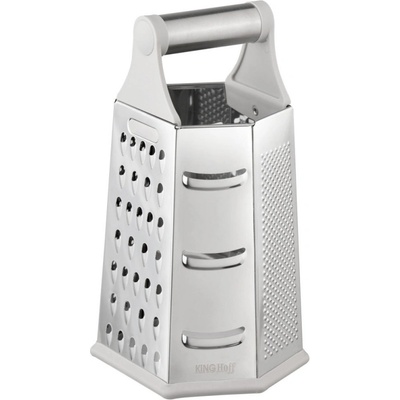 Kinghoff Ренде за зеленчуци Kinghoff KH 1991, 4-странно, 6 повърхности, Неръждаема стомана, Сребрист (9999KH1991)