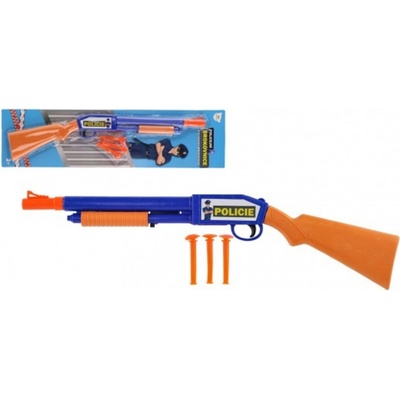 Teddies Pistole Brokovnice 3 náboje na přísavky 48 cm