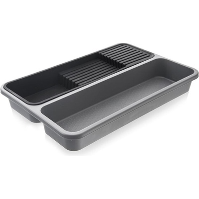 Orion Organizér na nože do zásuvky sivý Šedá 40x26,5x5 cm