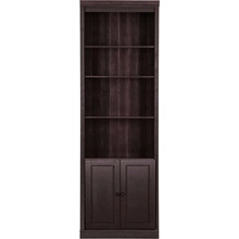 Hnedá knižnica z borovicového dreva 74x223 cm Anita – Støraa
