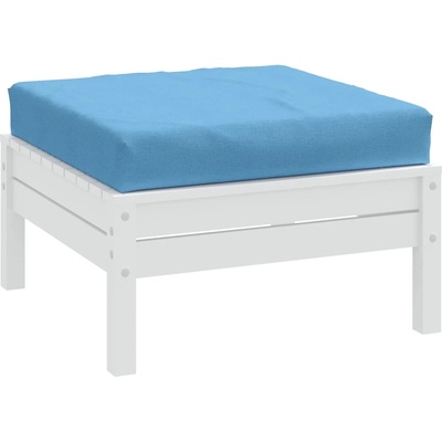 vidaXL Палетна възглавница, меланж синьо, 60x60x9, 5 см, плат (4002667)