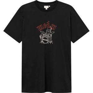 DEDICATED Мъжка тениска DEDICATED T-Shirt Stockholm Meow T-shirt - Black (216-4394-0113)