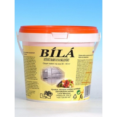 Barva stínící na skleníky bílá 500g