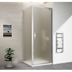 SAPHO Sigma Simply - Душ кабина с въртяща се врата 80x80 см, вариант за ляво/дясно, стъкло Brick/хром GS3888GS4380 (GS3888GS4380)