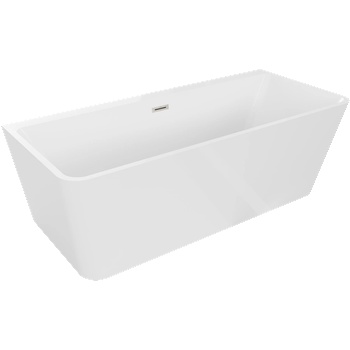 Mexen Volta 150x75 cm white/brushed nickel (51131507500-97)