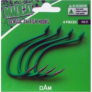 MadCat A-Static Classic Catfish Hook vel.8 4 ks