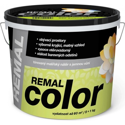 REMAL COLOR - tónovaný maliarsky náter s jemnou vôňou 6 kg 0590 - zelené jablko