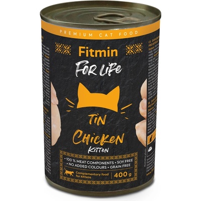 Dibaq Fitmin For Life Консервирана храна за котенца с птиче месо 400 g