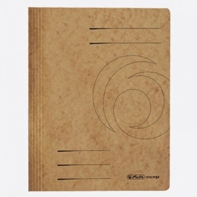 Herlitz Папка от картон Herlitz Easyorga, с машинка, кафява (OK8947)