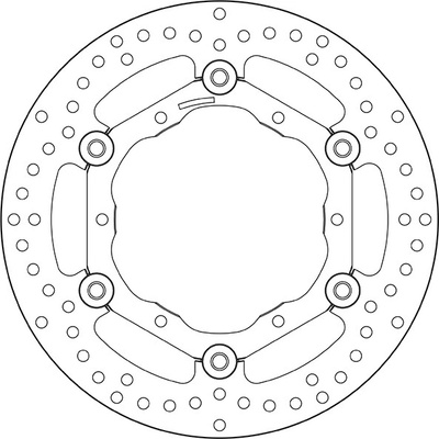 Predný brzdový kotúč Brembo SUZUKI 125 RM 1989 - 1998