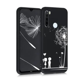 Image 1 of kwmobile Калъф с дизайн глухарчета за Xiaomi Redmi Note 8T - черен