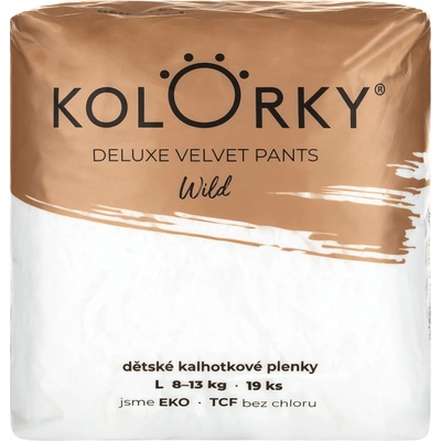 Kolorky Deluxe Velvet eko L 8-13 kg 19 ks