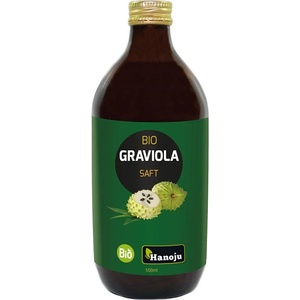 Hanoju Сок от гравиола - Имунна и сърдечно-съдова подкрепа, БИО, 500 ml (998222 (1995500) HANOJU)
