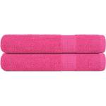 vidaXL Кърпи FROGN 2 бр. Розови 100x200 см 360 г/м2 (137058)