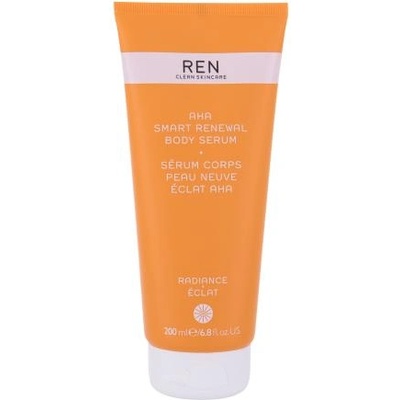 REN Clean Skincare Radiance AHA Smart Renewal хидратиращ и ексфолиращ серум за тяло 200 ml за жени