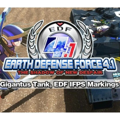 EARTH DEFENSE FORCE 4.1: Gigantus Tank, EDF IFPS Markings