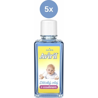 Aviril detský olej s azulénom 5 x 50 ml