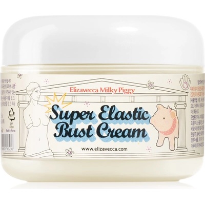 Elizavecca Milky Piggy Super Elastic Bust Cream zpevňující krém na poprsí s kolagenem 100 ml – Zboží Dáma