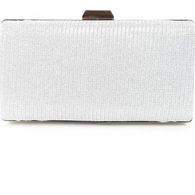 Голяма сребърна вечерна чанта