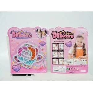 Fisher Price PLAST BEADS. , for threading, blist
