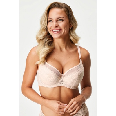 Orhideja Lingerie Leslay s vyberateľnými vypchávkami béžová