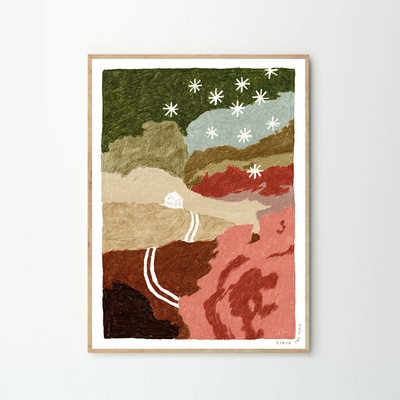 Moikka Plagát The House and the Hills by Anouk van Cleef 50x70 cm