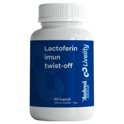 Medveď natural Lactoferin Twist-off 60 kapslí