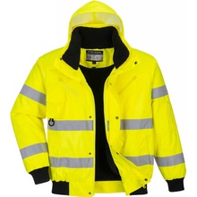 Portwest C467 Hi Vis Bomber Reflexná bunda 3 v 1 žltá