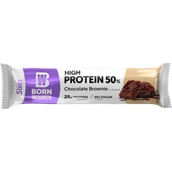 Born Winner Slim 50% High Protein Bar [50 грама] Шоколадово брауни