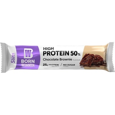 Born Winner Slim 50% High Protein Bar [50 грама] Шоколадово брауни