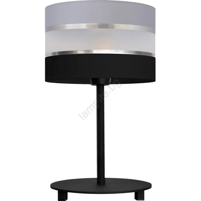Helam Настолна лампа HELEN 1xE27/15W/230V черна/сива/сребриста (HE1236)