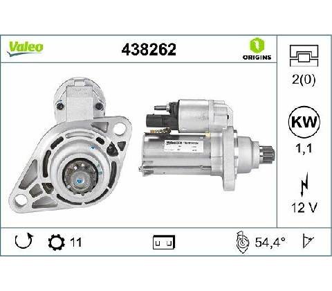 Startér VALEO 438262