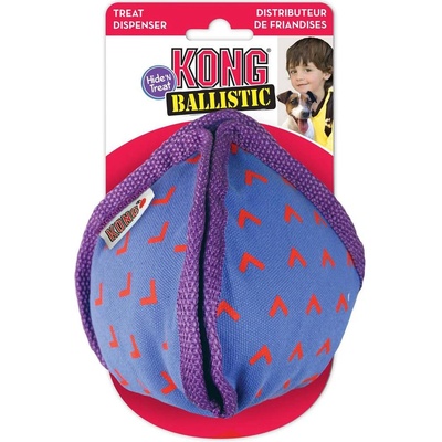 KONG Ballistic Hidden treat - Забавна играчка за кучета с място за криене на лакомства, различни цветове/ 1 брой