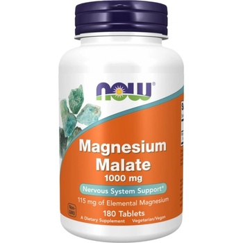 Image 1 of NOW Magnesium Malate 1000 mg [180 Таблетки]