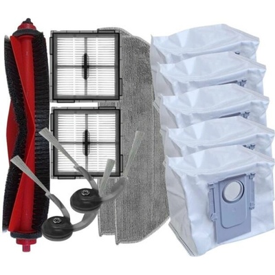 NipponCEC XM3019S 12ks HEPA filtry, kartáče, mopy, sáčky pro ROBOROCK Q10 PF+ / Q10 X5 Plus sada