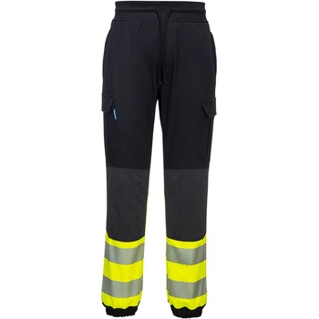 Portwest hi-vis kx341 / Панталон със светлоотразителни ленти - hv жълто/черно l (kx341kyrl)