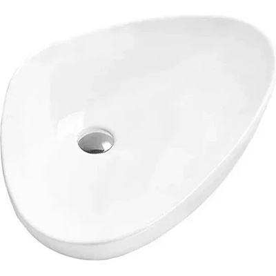 Mexen Bella умивалник надплотова 59 x 39 см, бял - 21465900 (21465900)