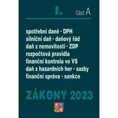 Zákony 2023 I/A - Daňové zákony - Poradce s.r.o.