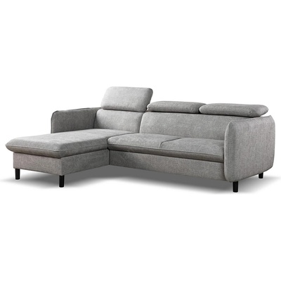 Pionier-lubnice Разтегаем ъглов диван тип l с ракла nisa, ляв, сив (pr0002)