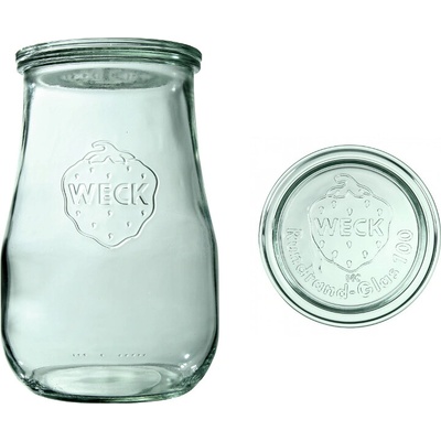 WECK Sklenice Tulip s viečkom 4 x 2700 ml
