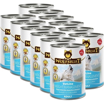 Wolfsblut VetLine Weight Management Консерва 12 x 395 г