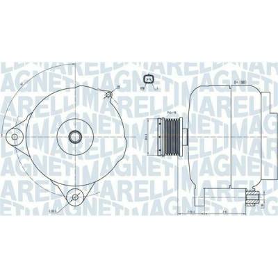 generátor MAGNETI MARELLI 063731876010
